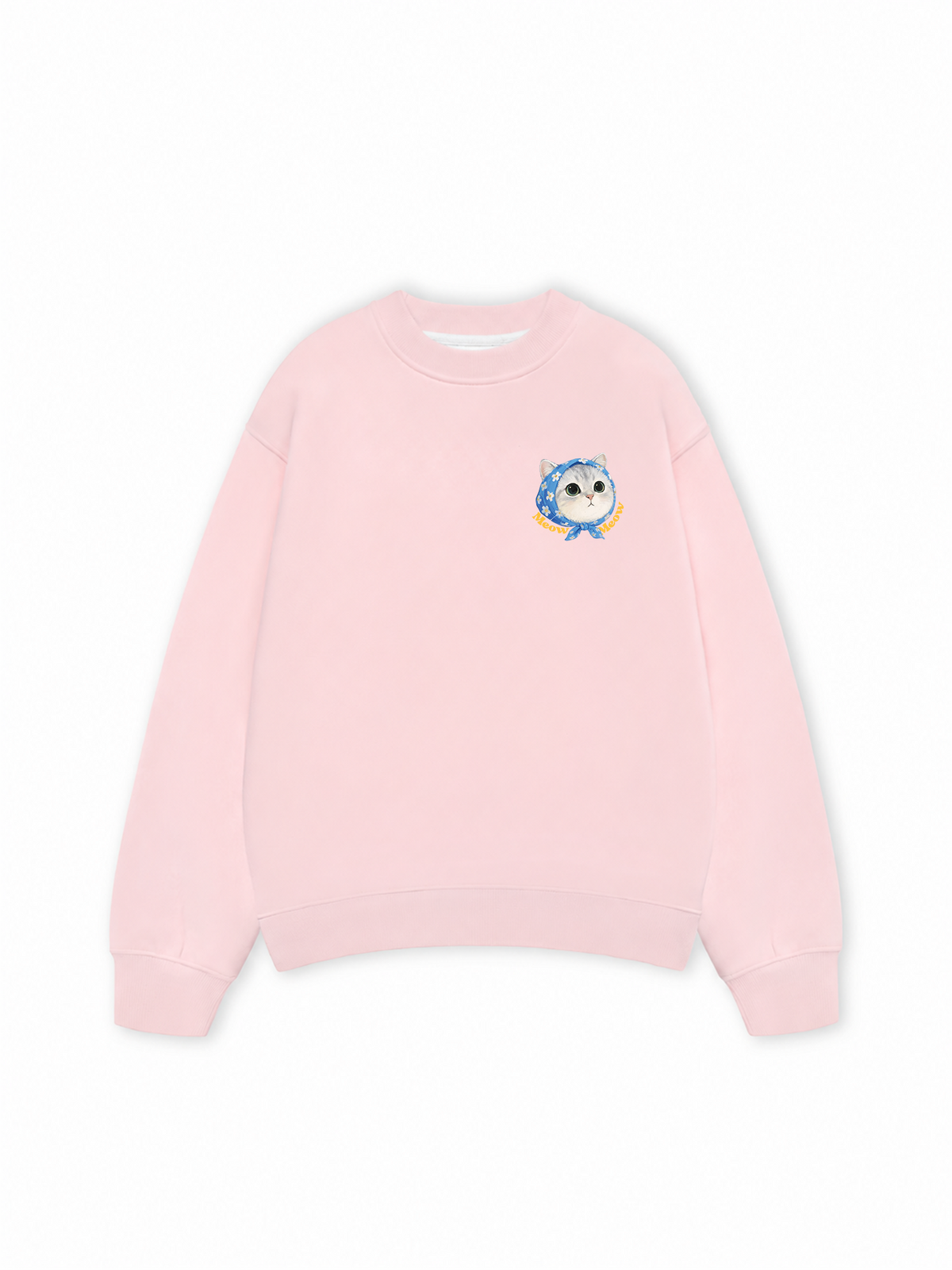Áo Sweater Nỉ Hai Da Cute Cat