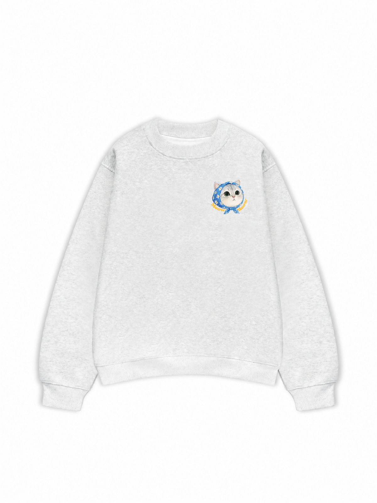 Áo Sweater Nỉ Hai Da Cute Cat