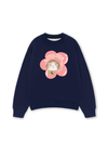 Áo Sweater Nỉ Hai Da Flower Cat