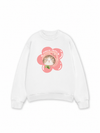 Áo Sweater Nỉ Hai Da Flower Cat