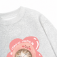 Áo Sweater Nỉ Hai Da Flower Cat