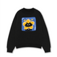 Áo Sweater Nỉ Hai Da Black Cute Cat
