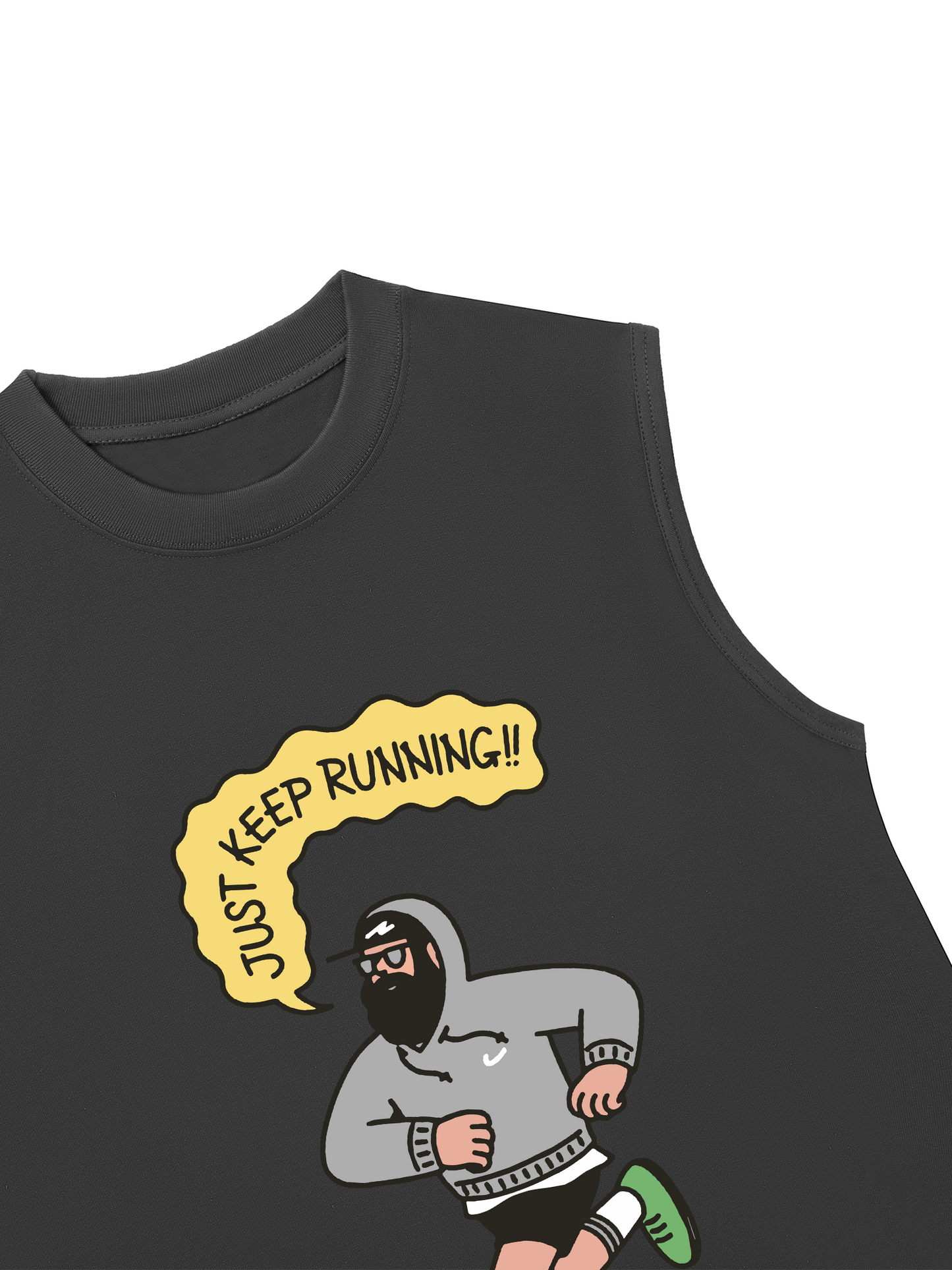 Áo Ba Lỗ Relaxed Fit Just Keep Running