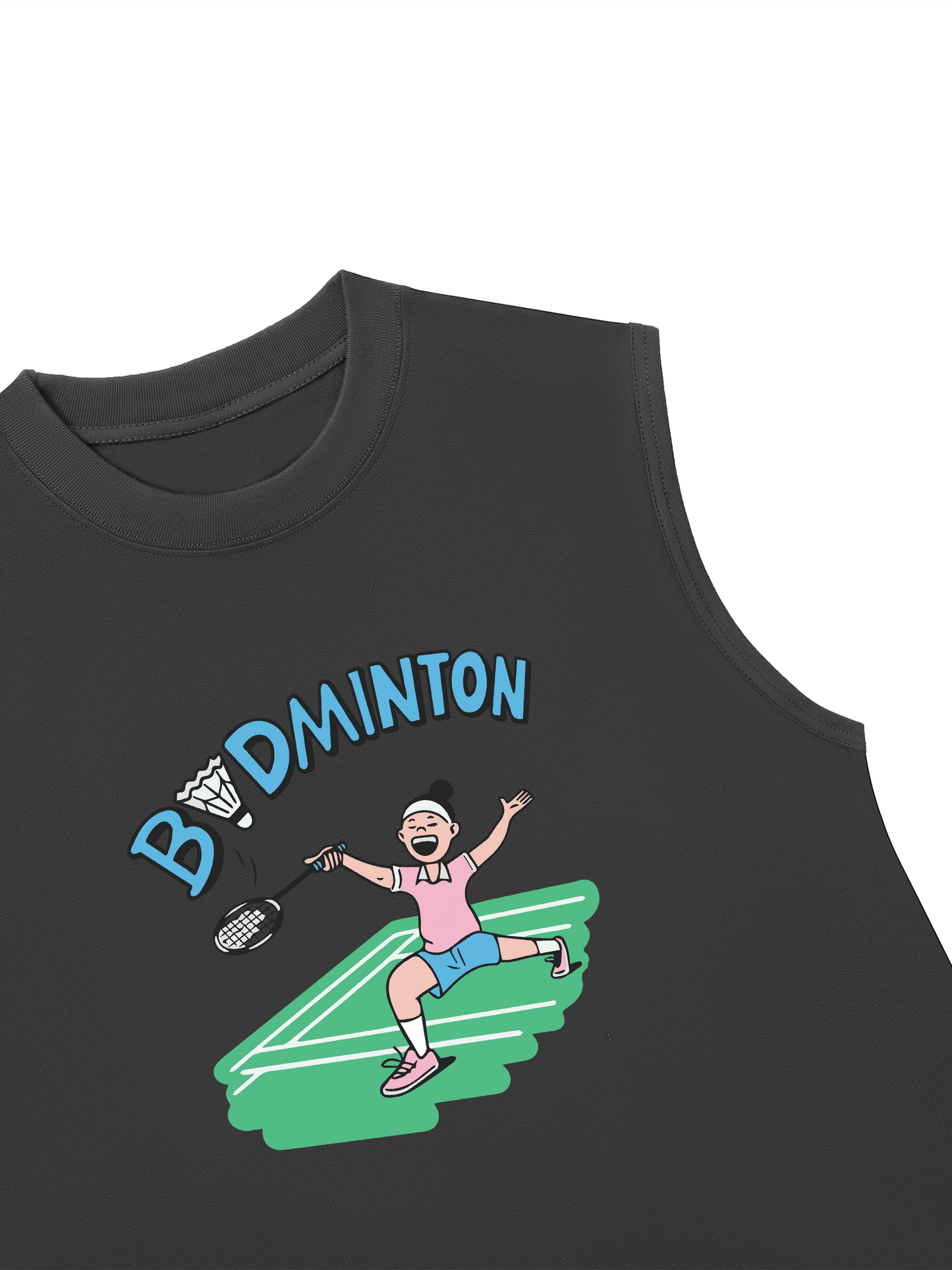 Áo Ba Lỗ Relaxed Fit Badminton