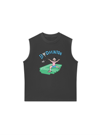 Áo Ba Lỗ Relaxed Fit Badminton