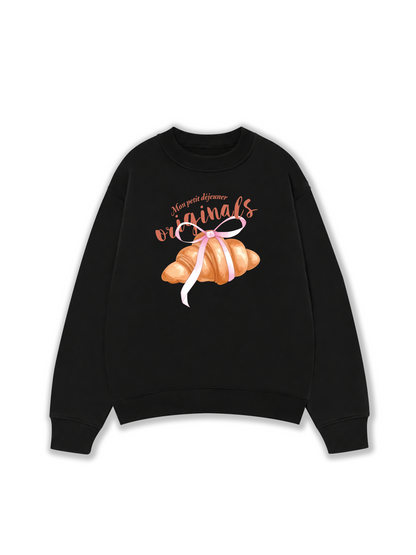 Áo Sweater Nỉ Hai Da Mon Petit Dejeuner