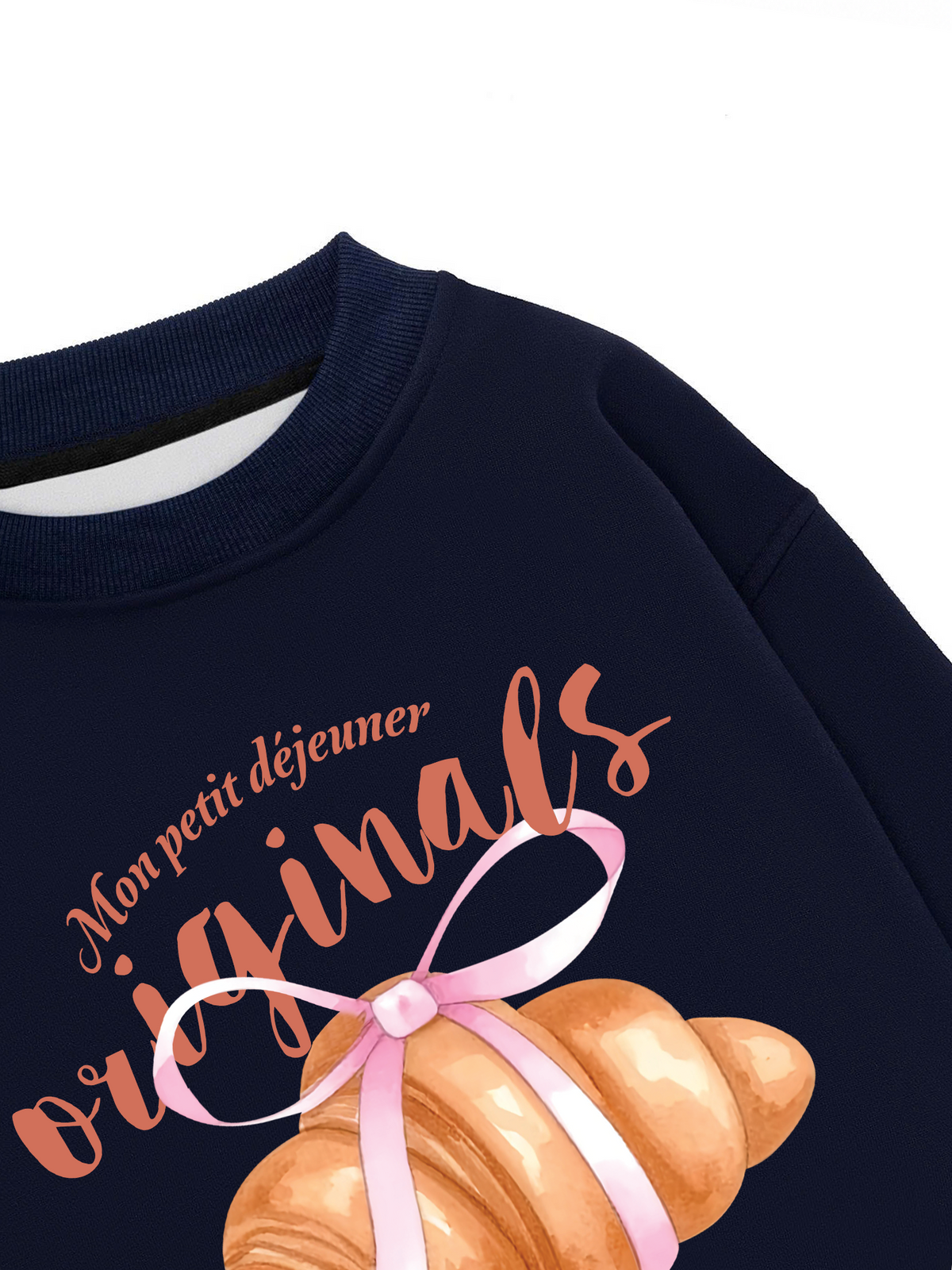 Áo Sweater Nỉ Hai Da Mon Petit Dejeuner