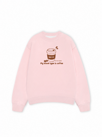 Áo Sweater Nỉ Hai Da My Blood Type Is Coffee