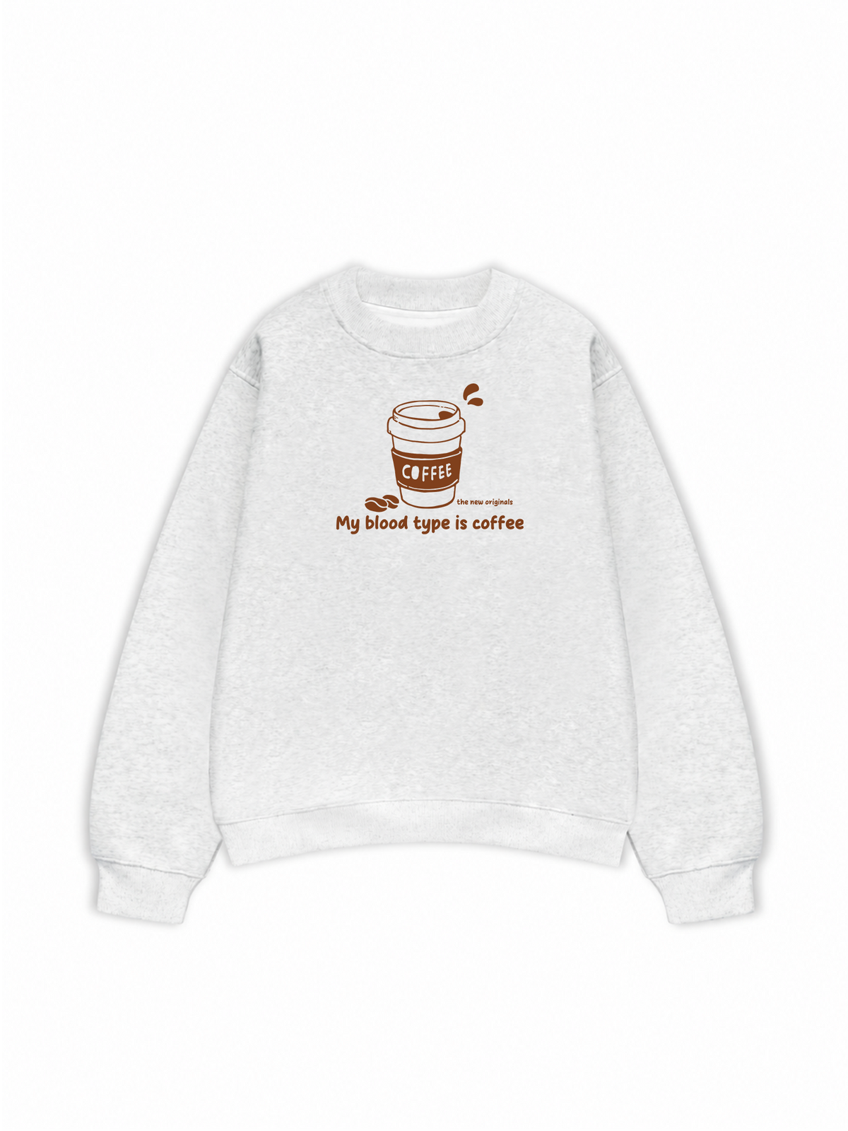 Áo Sweater Nỉ Hai Da My Blood Type Is Coffee