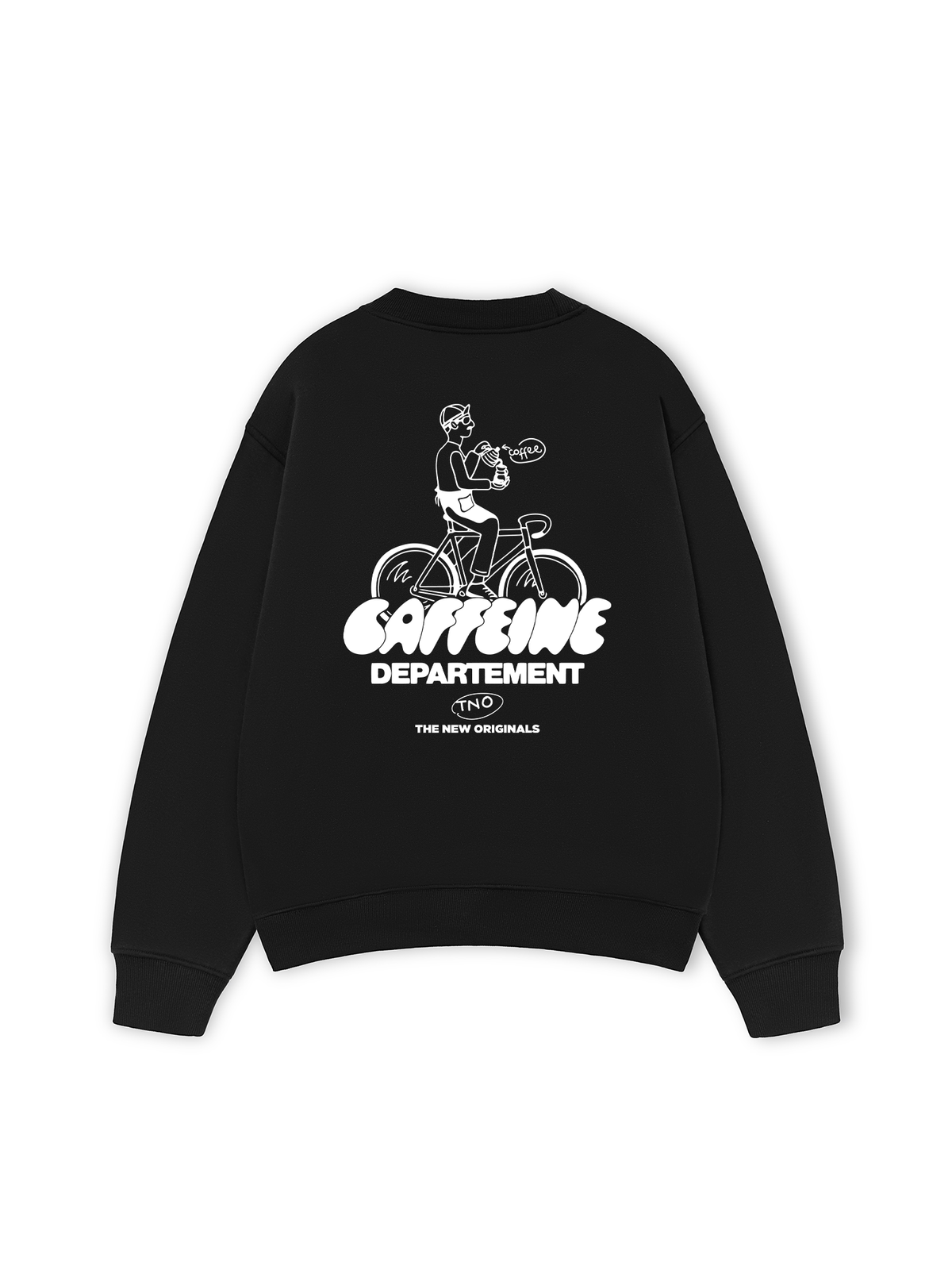 Áo Sweater Nỉ Hai Da Caffeine Departement