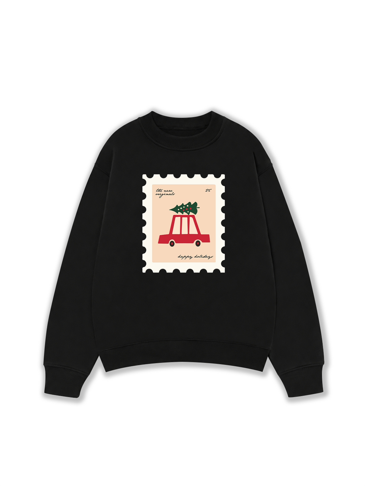 Áo Sweater Nỉ Hai Da Happy Holidays