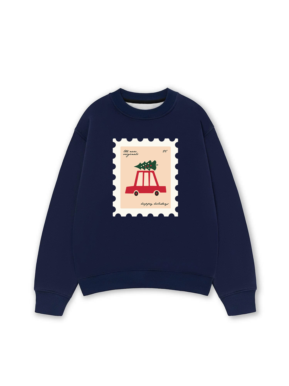 Áo Sweater Nỉ Hai Da Happy Holidays