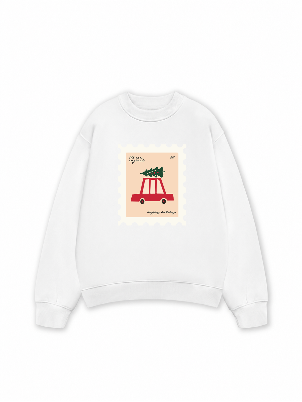Áo Sweater Nỉ Hai Da Happy Holidays