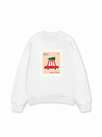 Áo Sweater Nỉ Hai Da Happy Holidays