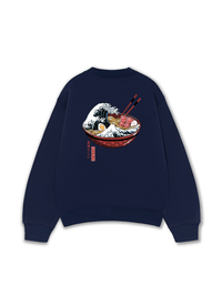 Áo Sweater Nỉ Hai Da Ramen Wave