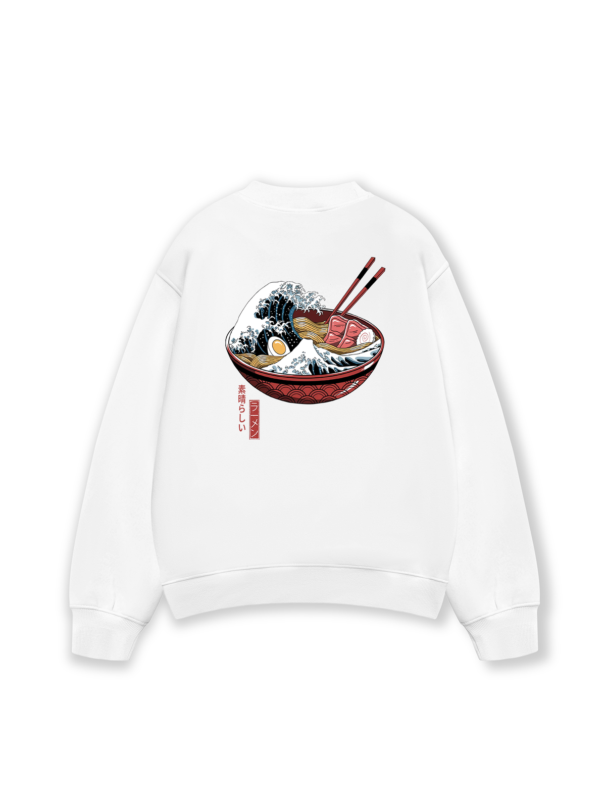 Áo Sweater Nỉ Hai Da Ramen Wave