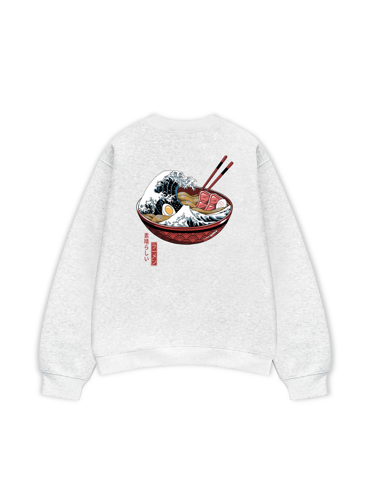 Áo Sweater Nỉ Hai Da Ramen Wave