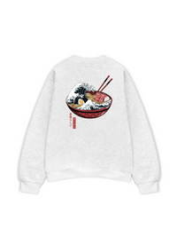 Áo Sweater Nỉ Hai Da Ramen Wave