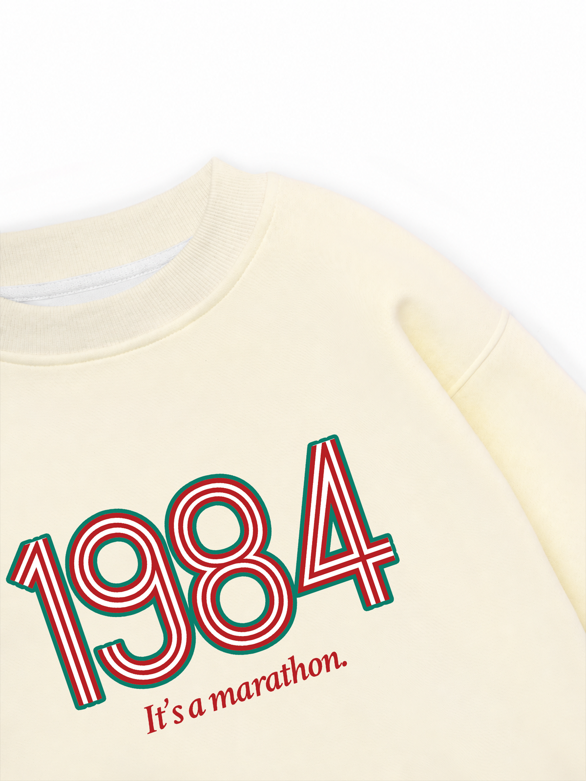 Áo Sweater Nỉ Hai Da Vintage 1984
