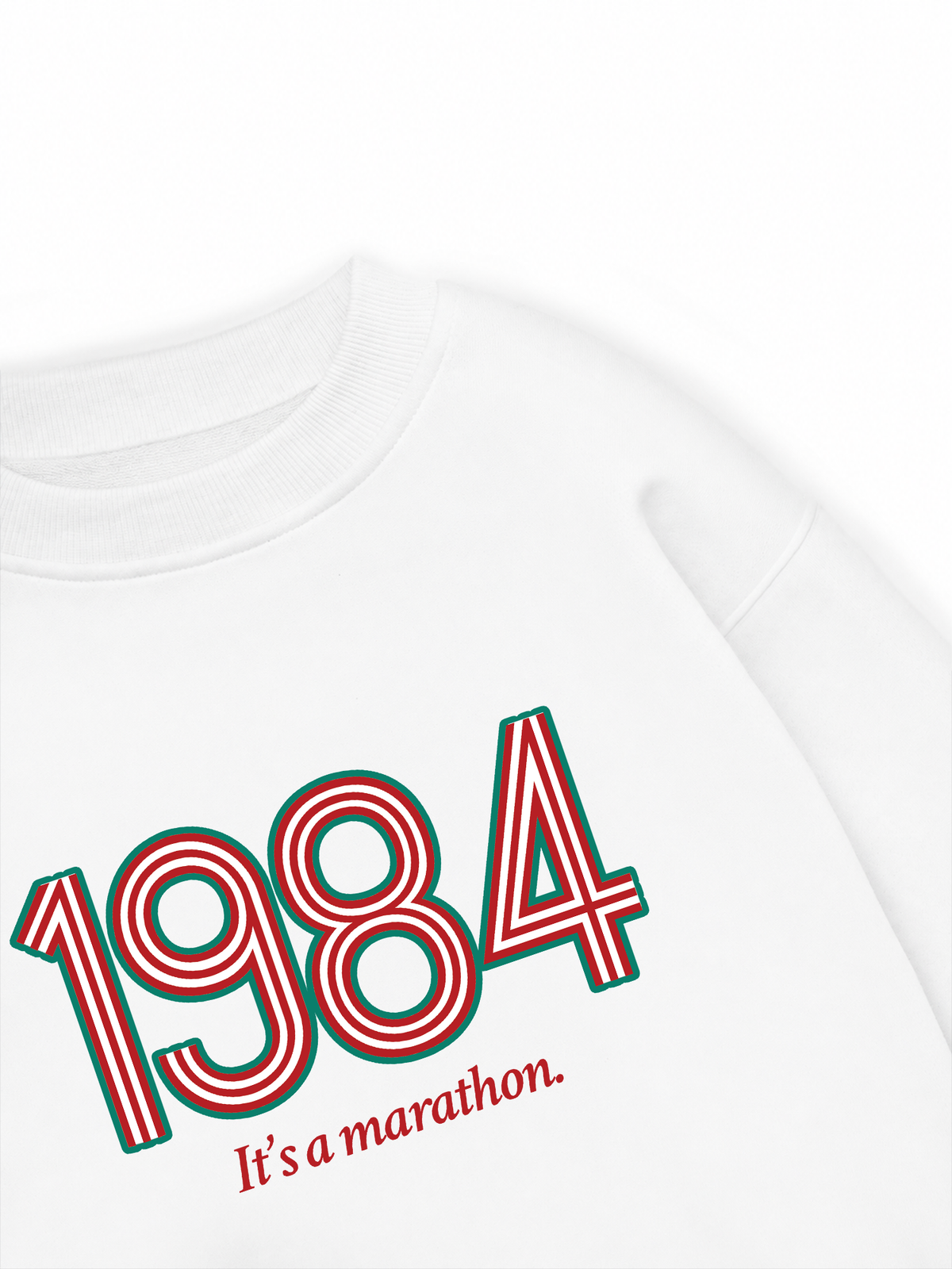 Áo Sweater Nỉ Hai Da Vintage 1984