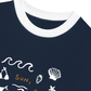 Áo Thun Ringer Relaxed Fit Sun, Sea & Self-Care