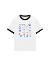 Áo Thun Ringer Relaxed Fit Sun, Sea & Self-Care