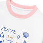 Áo Thun Ringer Relaxed Fit Sun, Sea & Self-Care