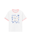 Áo Thun Ringer Relaxed Fit Sun, Sea & Self-Care