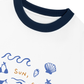 Áo Thun Ringer Relaxed Fit Sun, Sea & Self-Care