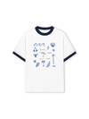 Áo Thun Ringer Relaxed Fit Sun, Sea & Self-Care