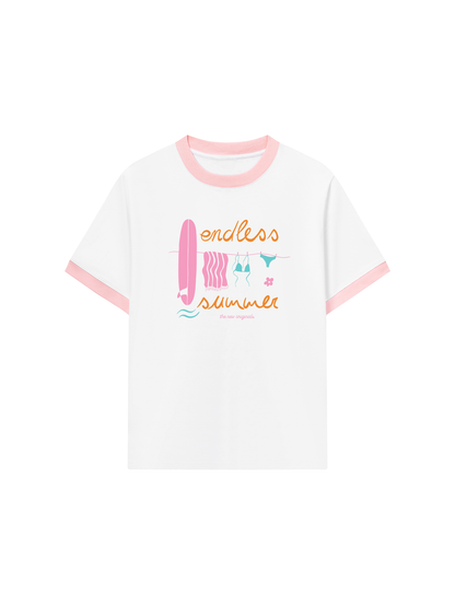 Áo Thun Ringer Relaxed Fit Endless Summer
