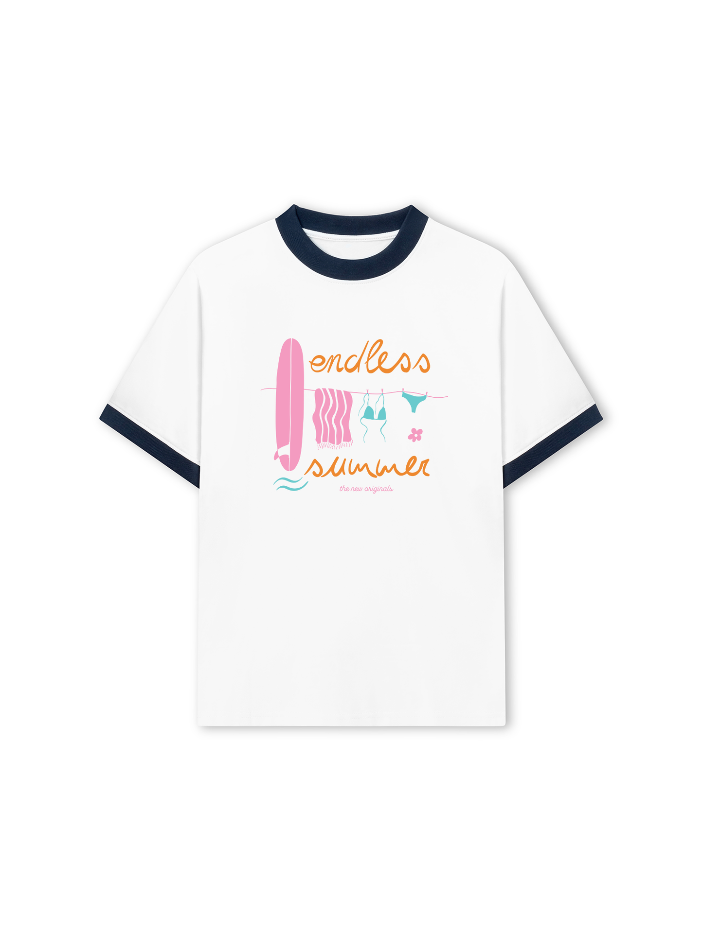 Áo Thun Ringer Relaxed Fit Endless Summer