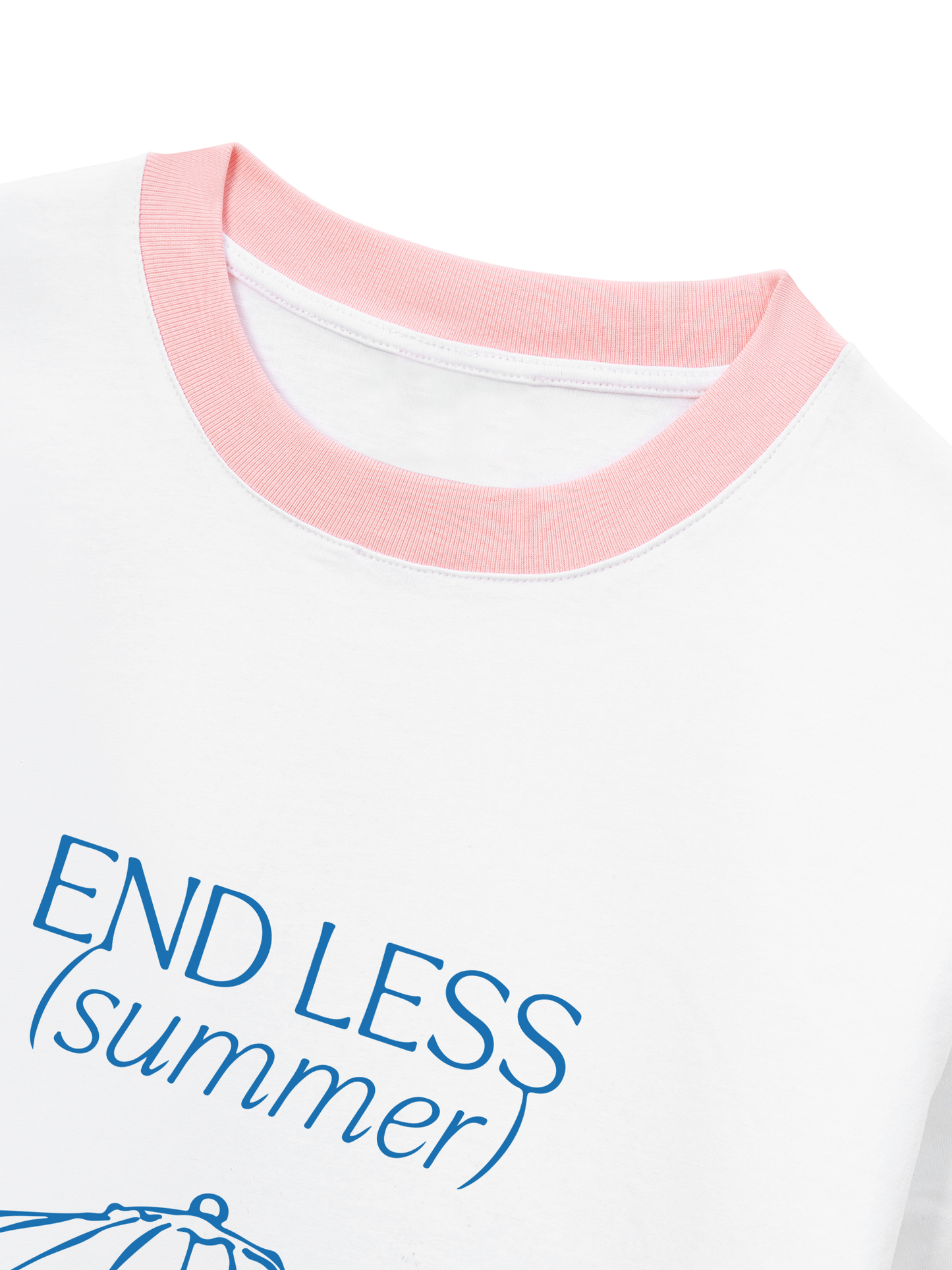 Áo Thun Ringer Relaxed End Less Summer Quote