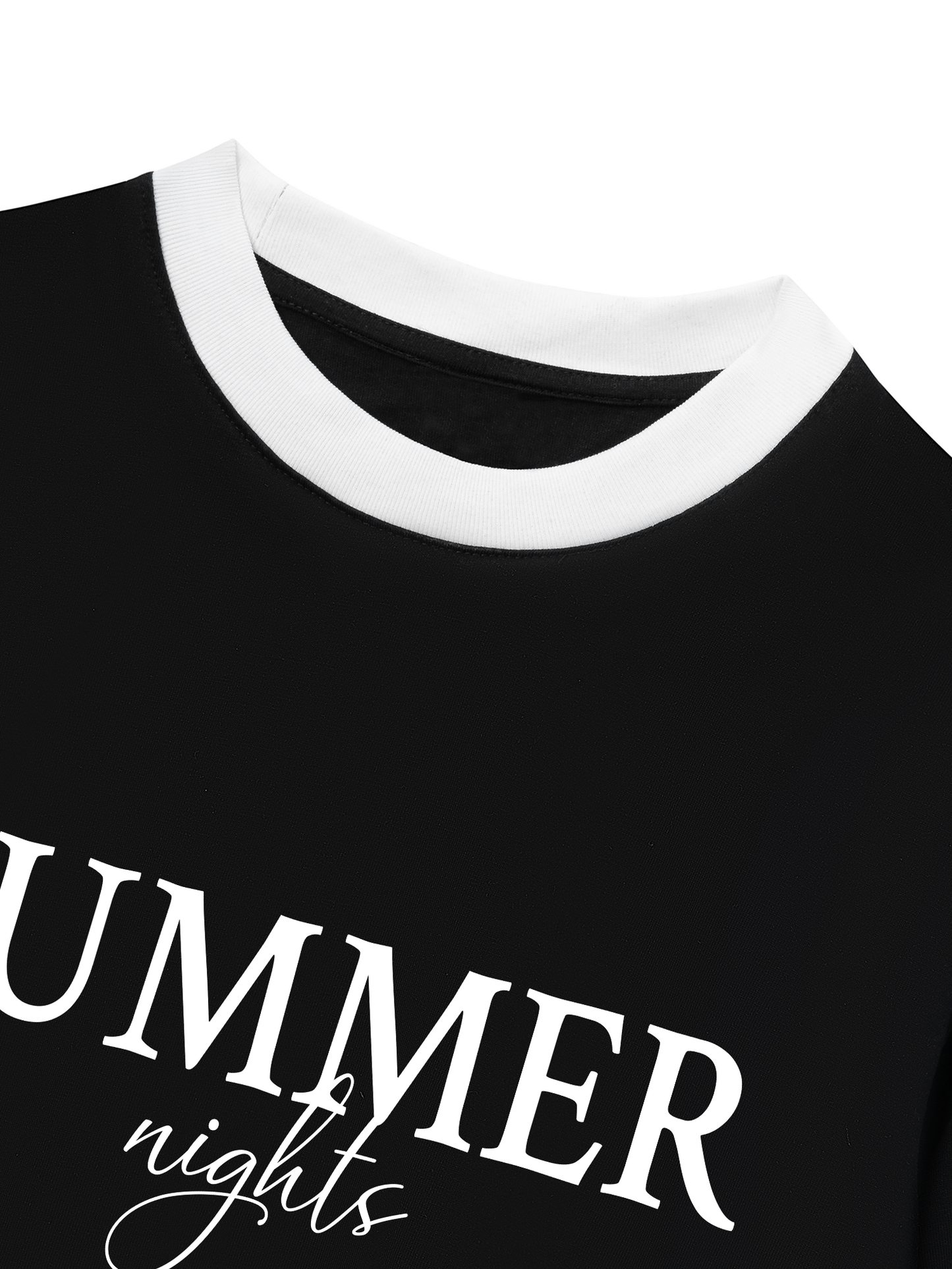 Áo Thun Ringer Relaxed Summer Nights