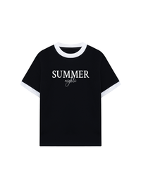 Áo Thun Ringer Relaxed Summer Nights