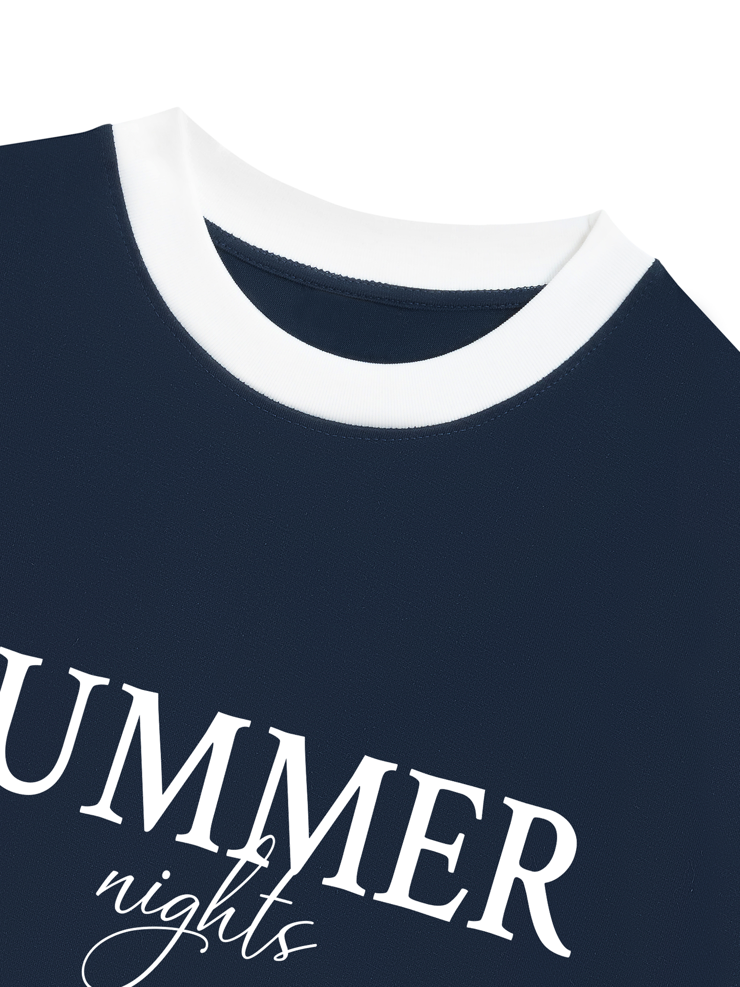 Áo Thun Ringer Relaxed Summer Nights