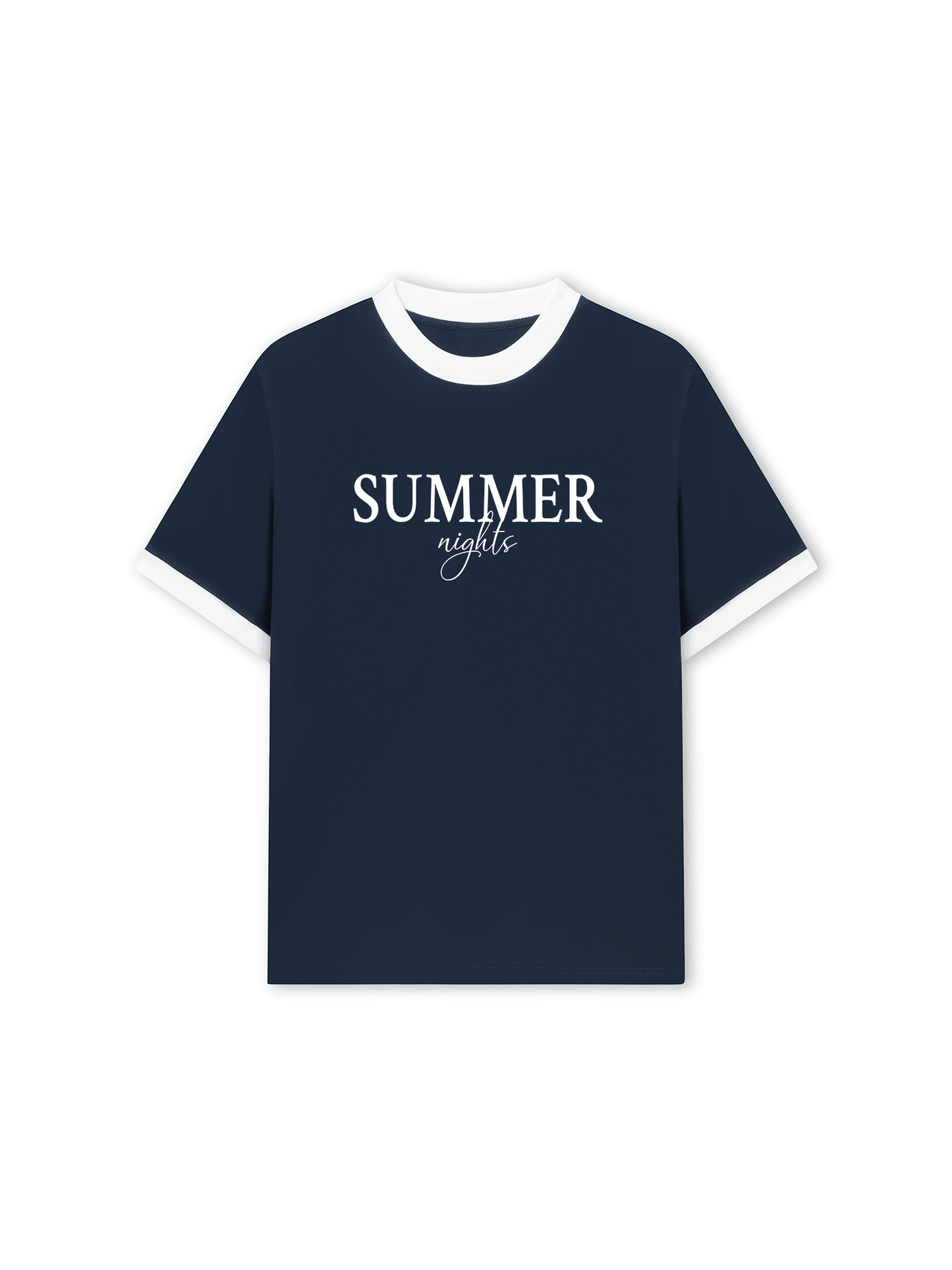 Áo Thun Ringer Relaxed Summer Nights