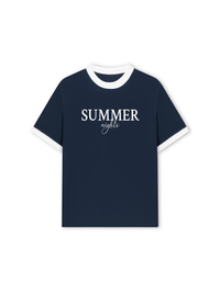 Áo Thun Ringer Relaxed Summer Nights