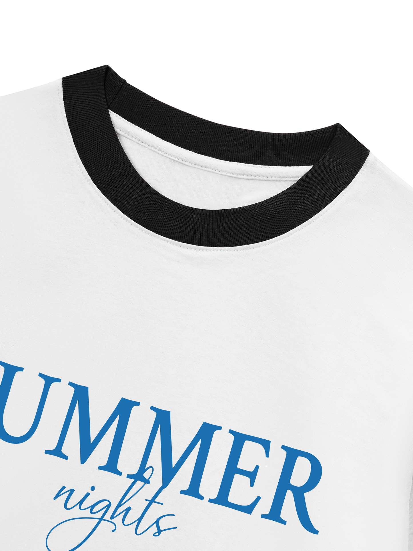 Áo Thun Ringer Relaxed Summer Nights