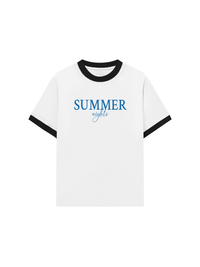 Áo Thun Ringer Relaxed Summer Nights