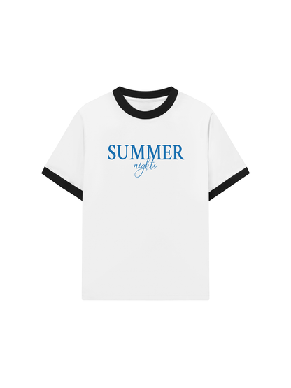 Áo Thun Ringer Relaxed Summer Nights