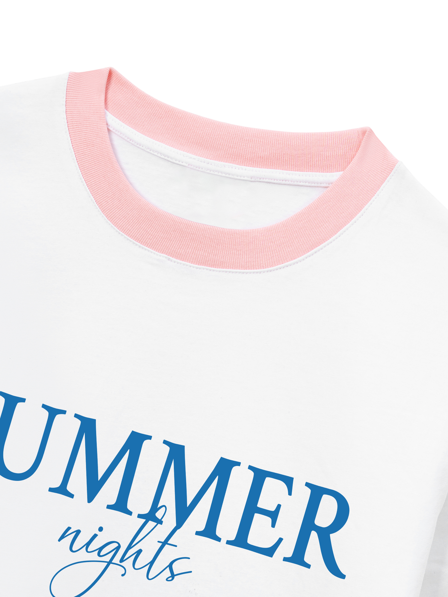 Áo Thun Ringer Relaxed Summer Nights