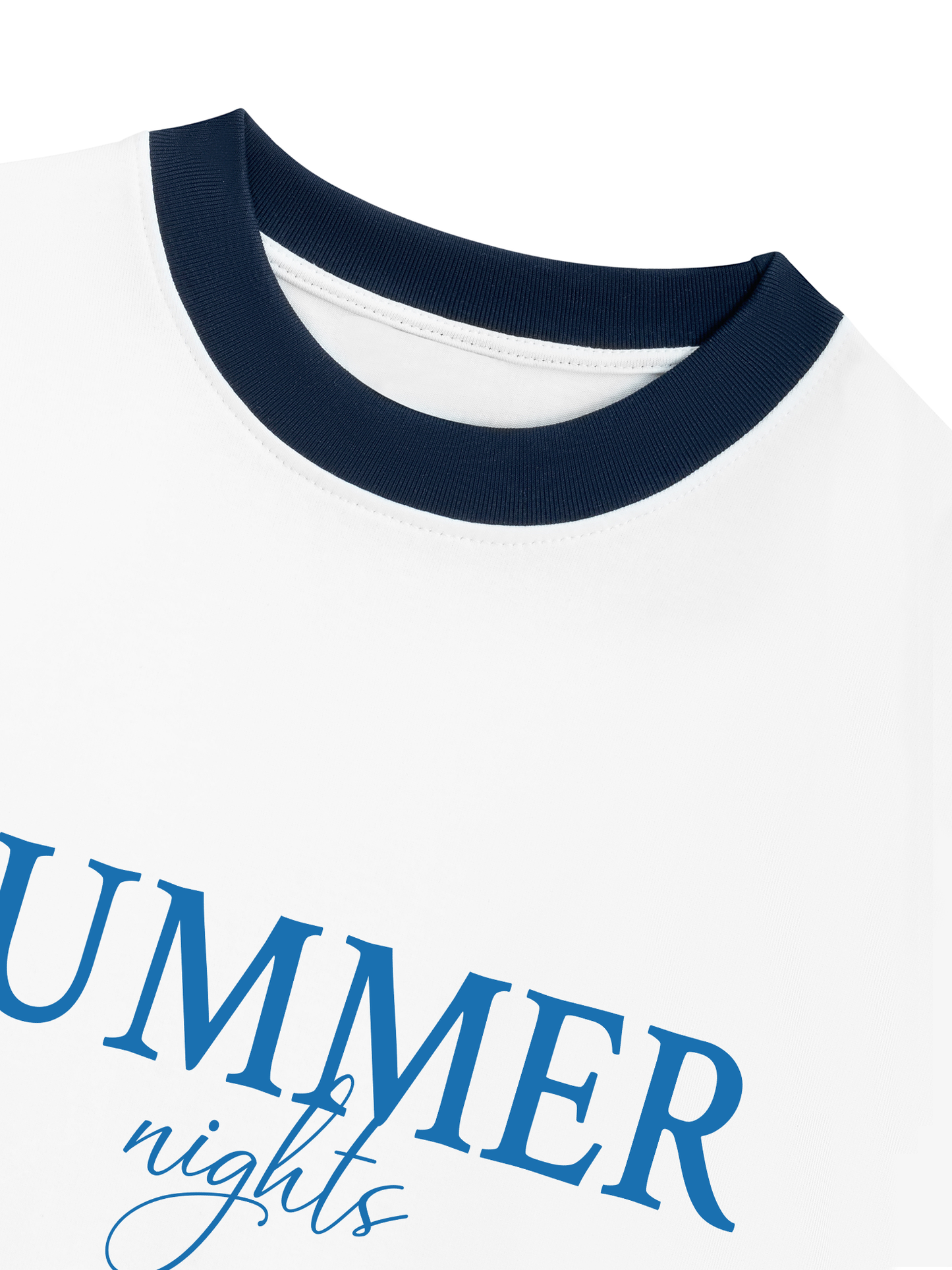 Áo Thun Ringer Relaxed Summer Nights