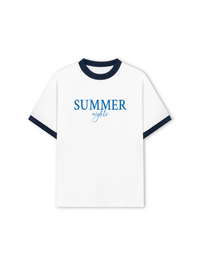 Áo Thun Ringer Relaxed Summer Nights