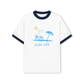 Áo Thun Ringer Relaxed Slow Life