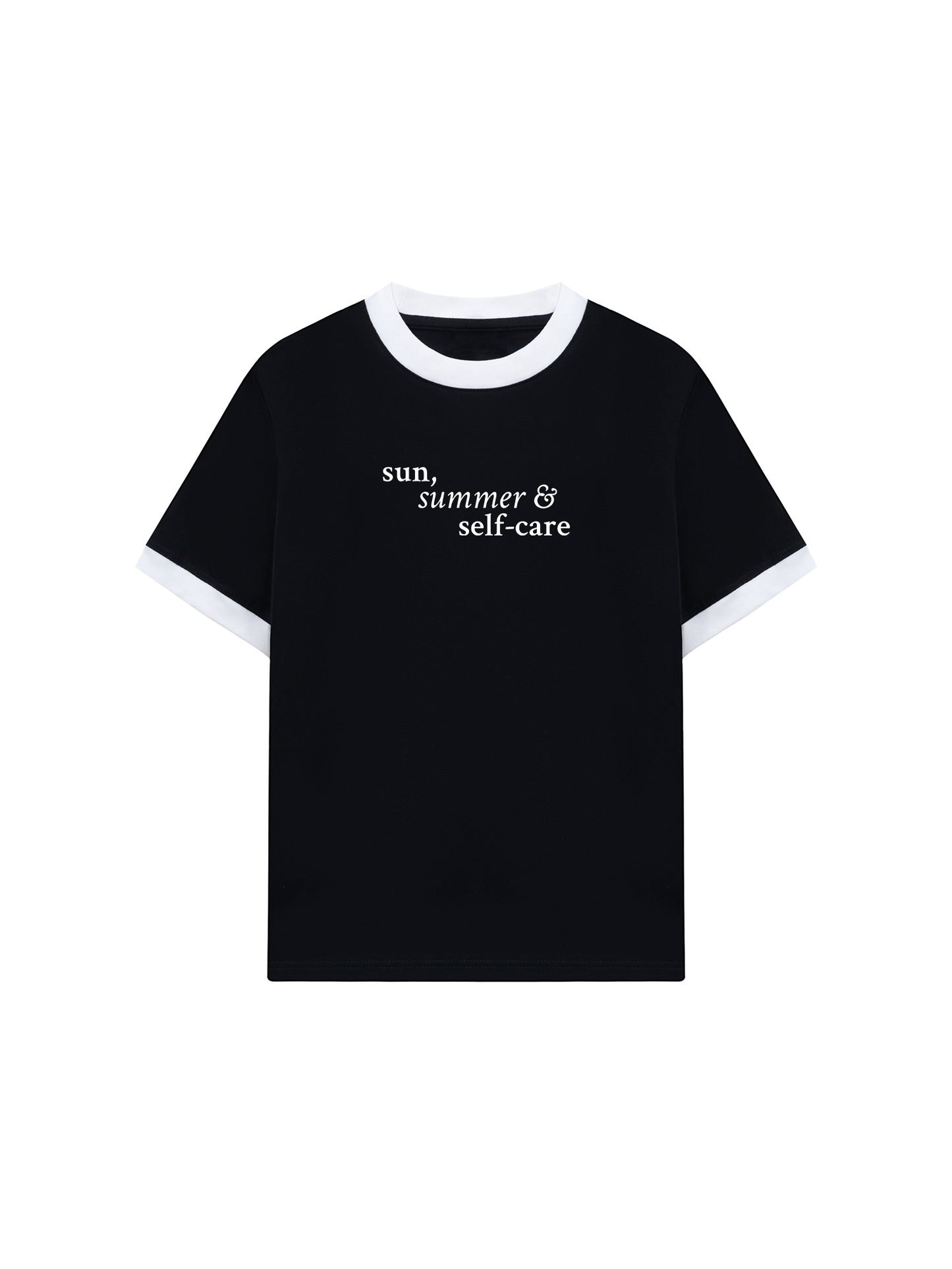 Áo Thun Ringer Relaxed Fit Sun Summer & Self Care