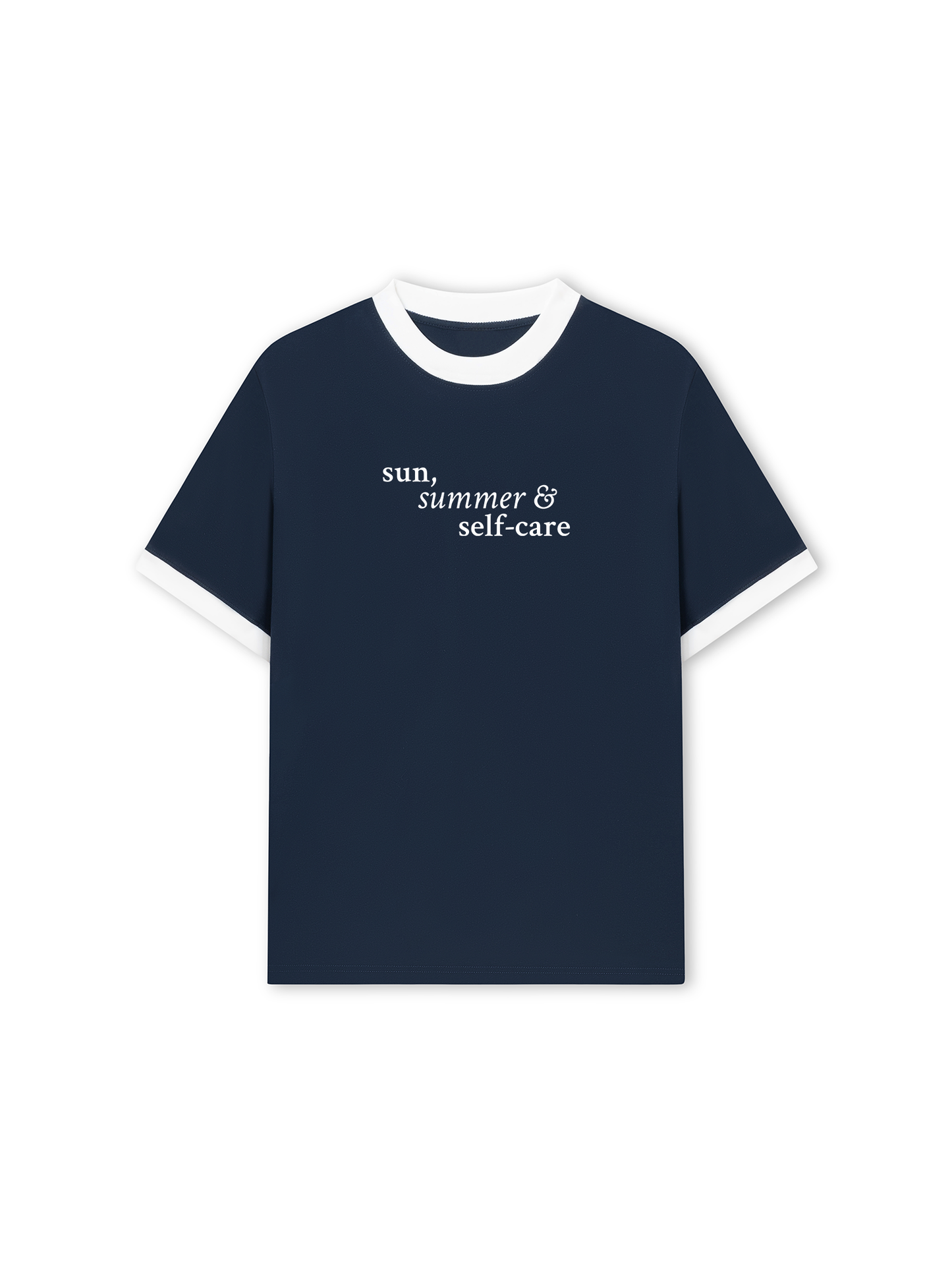 Áo Thun Ringer Relaxed Fit Sun Summer & Self Care