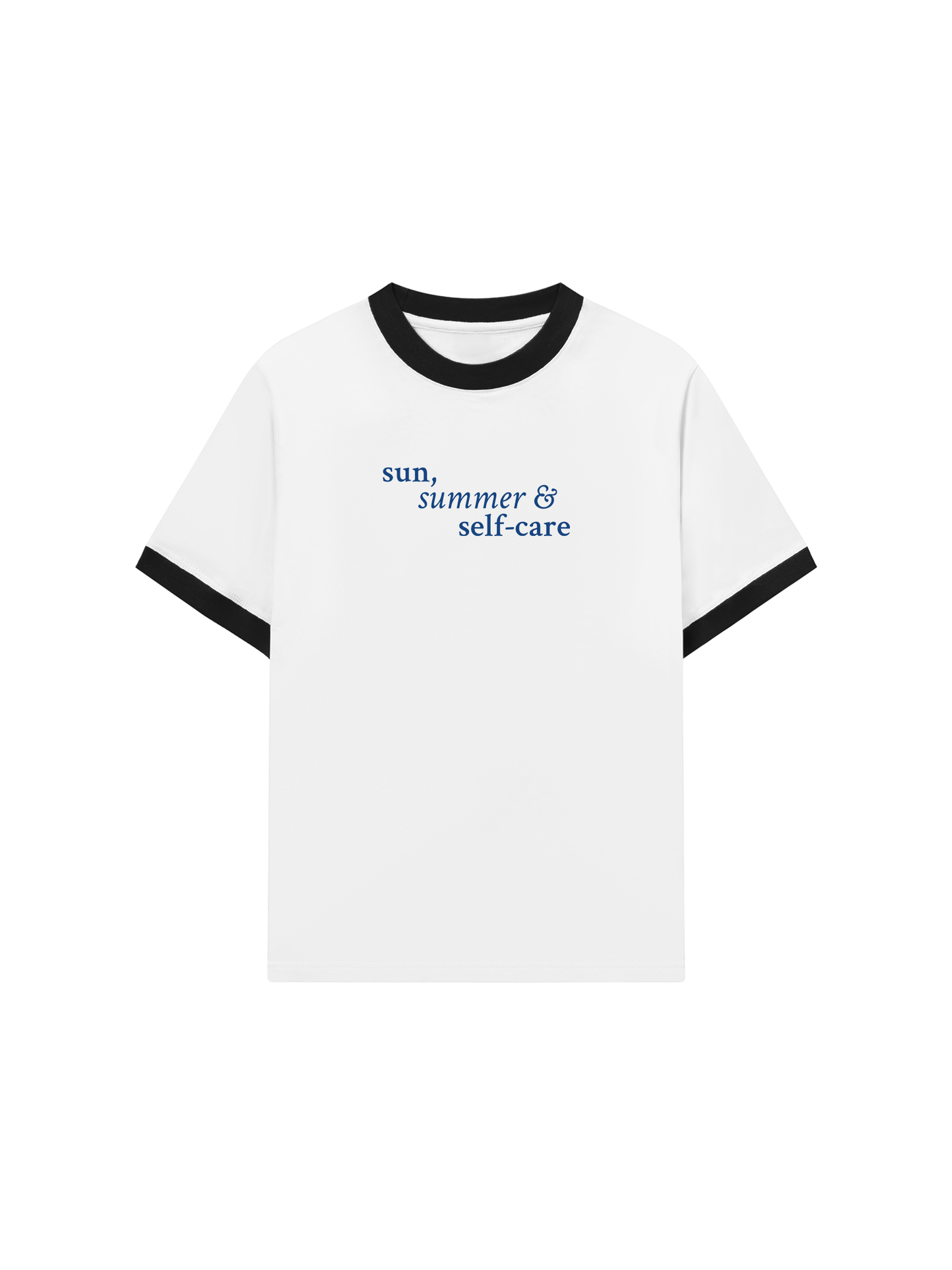Áo Thun Ringer Relaxed Fit Sun Summer & Self Care