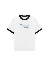 Áo Thun Ringer Relaxed Fit Sun Summer & Self Care