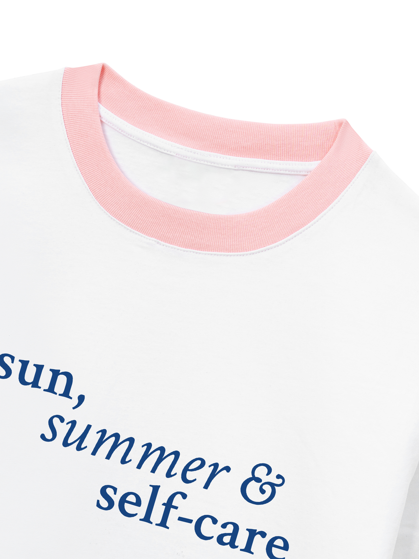 Áo Thun Ringer Relaxed Fit Sun Summer & Self Care